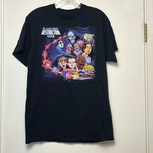 Logic Planetary Destruction Doc D Graphic Tee - Men's Size Medium